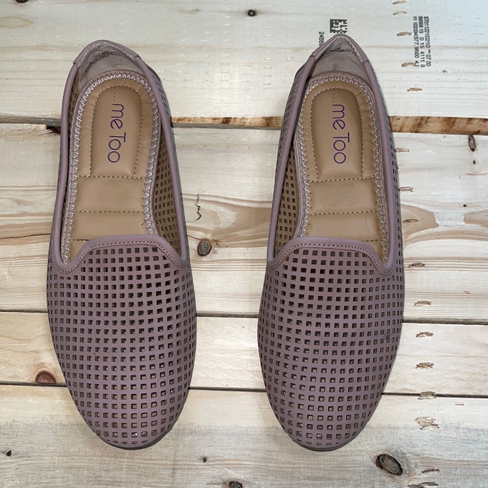 Me Too Shoes Me Too Perforated Loafer Slide On Shoes. Size 7.5 but fit like a 7